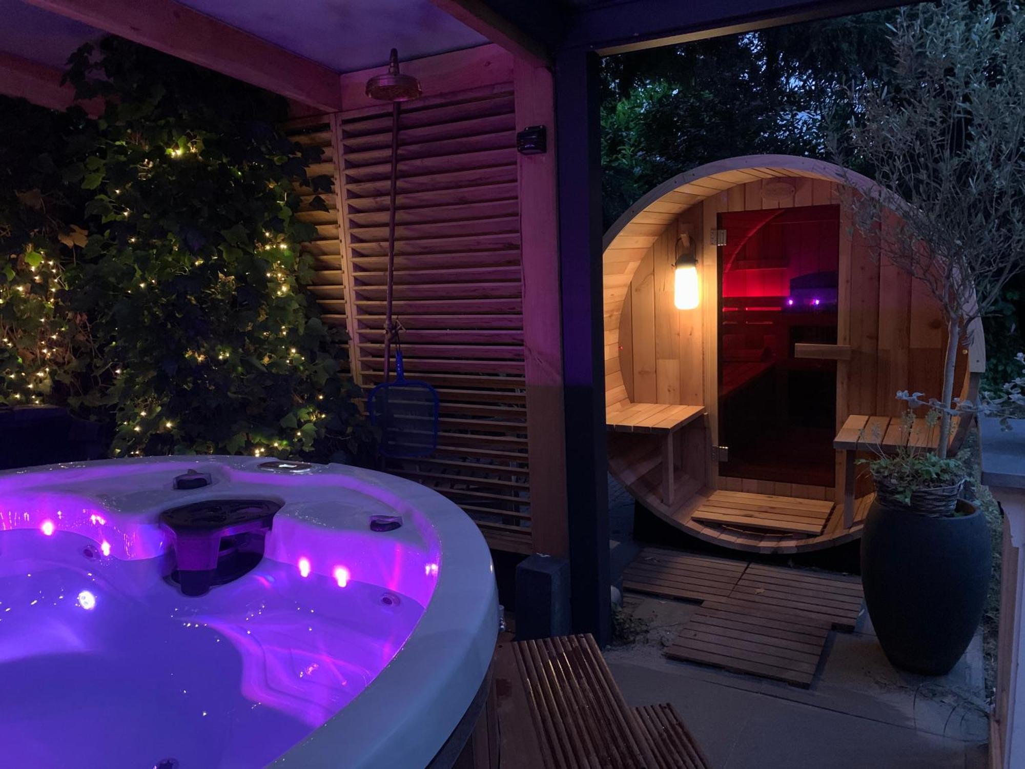 Romantisch Wellness Appartement Met Prive Hottub Sauna Gamesroom Den Ham Exteriör bild